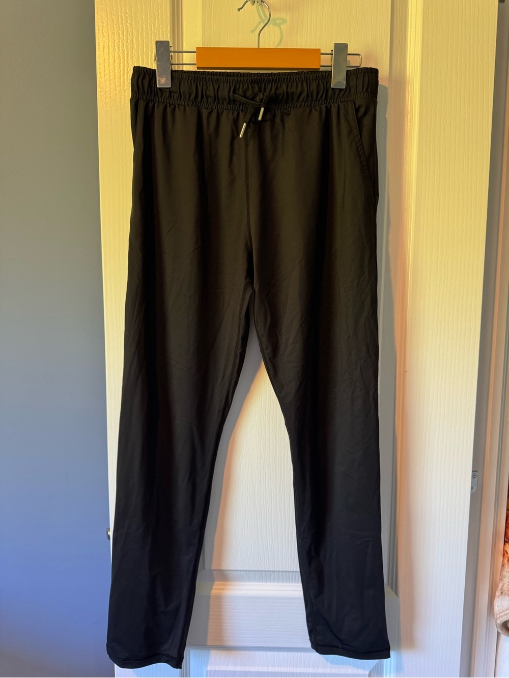 ZYIA Black Athletic Joggers with Drawstring Waist